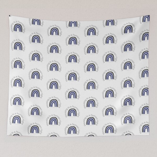 Item preview, Housing is a human right (blue) designed and sold by Container  of Dreams.