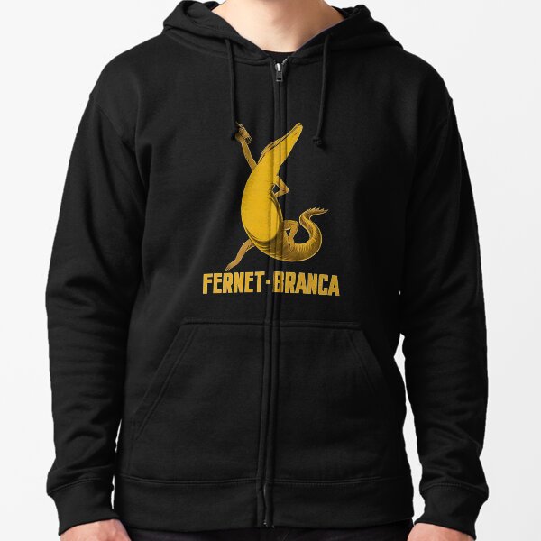 Fernet Branca Crocodile Essential Zipped Hoodie