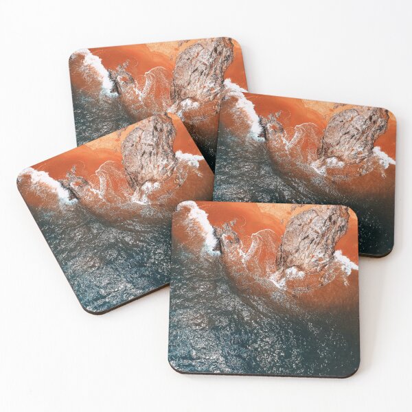 Item preview, Rich Earthy Abstract - Tangerine Beach designed and sold by jeyel7.