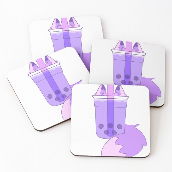 Item preview, TaroTeaFox Bubble Tea designed and sold by Chaii Fox.