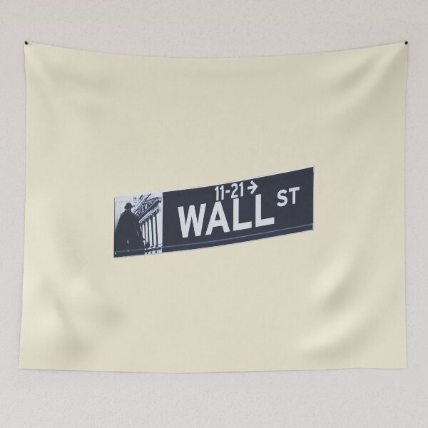 Item preview, Wall Street Sign designed and sold by TeeRock.