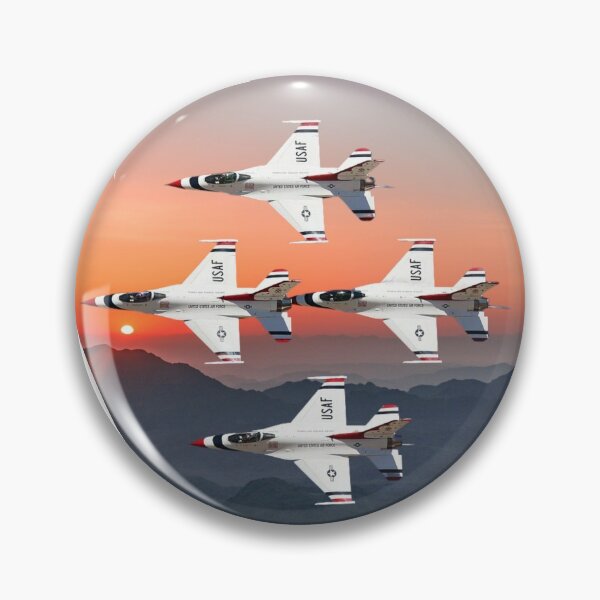 Item preview, US Air force Thunderbirds flying F-16 Fighting Falcons designed and sold by rocklegends99.