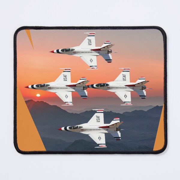 Item preview, US Air force Thunderbirds flying F-16 Fighting Falcons designed and sold by rocklegends99.