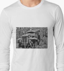 Mack Truck Black And White Long Sleeve T-Shirt