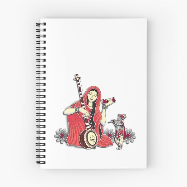 Item preview, Mirabai singing for Sri Krishna designed and sold by GundicaArt.