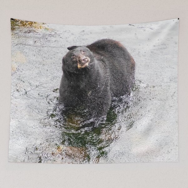 Item preview, Wet Black Bear Shaking off water designed and sold by SafariByMarisa.