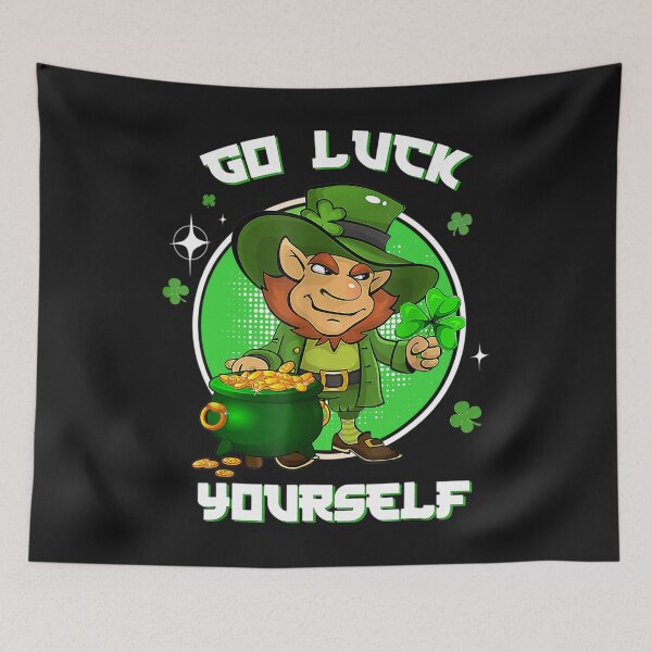 Artikelvorschau, Lustiger Go Luck Yourself St Patrick Day Leprechaun Gold Pot entworfen und verkauft von Peggy4822.