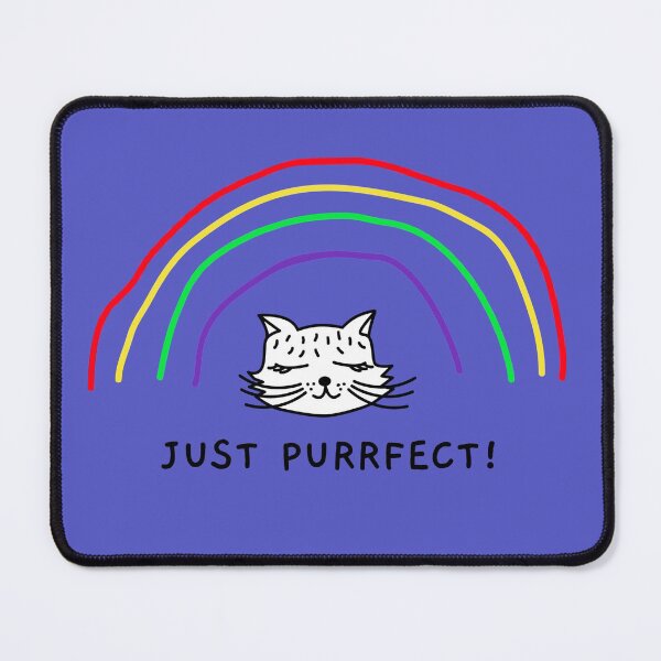 Item preview, Just Purrfect Cat Rainbow designed and sold by ModkMerch.