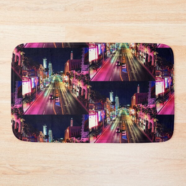 Item preview, Hollywood Walk of Fame at Night - Empty Streets  designed and sold by nerdo.