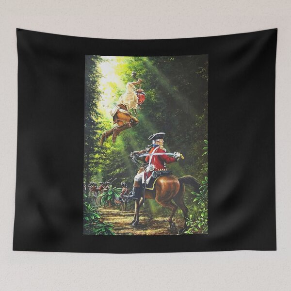 Item preview, Native American Ambush - Native American Warrior - Spanish Troops Ambushed  designed and sold by HerBertTeee.