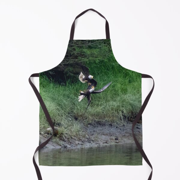 Item preview, Bald Eagle fight in flight designed and sold by SafariByMarisa.