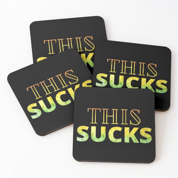 Item preview, This Sucks a funny artistic design designed and sold by Creative Life.