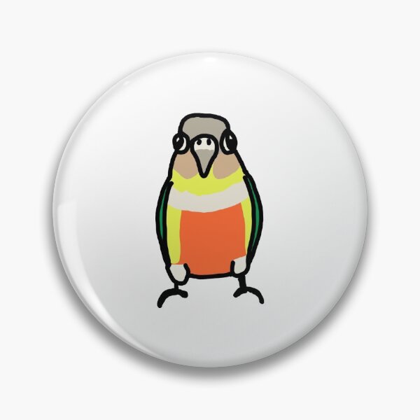 Item preview, Pineapple green cheek conure - yellow sided designed and sold by BirbFriends.