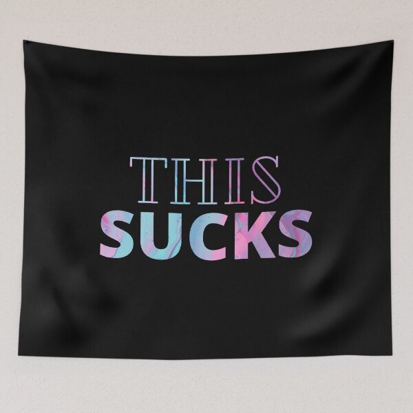 Item preview, This Sucks a funny artistic design designed and sold by Creative Life.