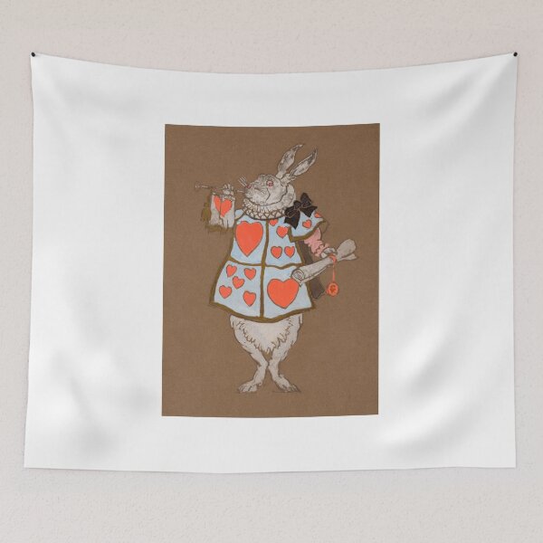 Item preview, The White Rabbit Illustration designed and sold by NewCreationPro.