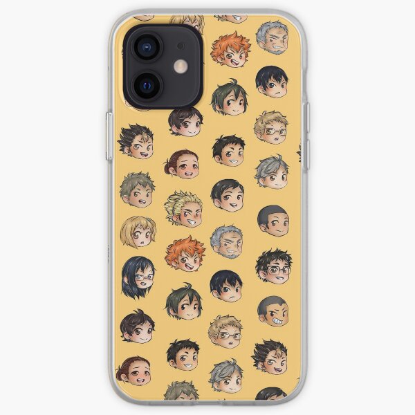 Haikyuu !! Karasuno Chibis Coque souple iPhone