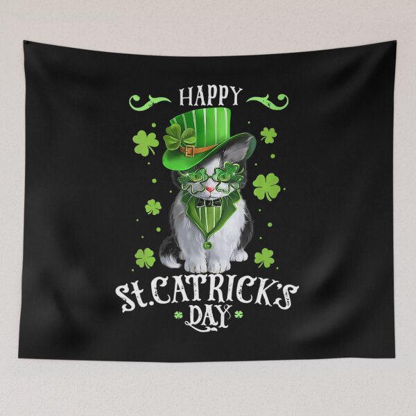 Item preview, Funny St Pat's Paddy Patrick Day's Happy St Cat Tricks Day designed and sold by Peggy4822.