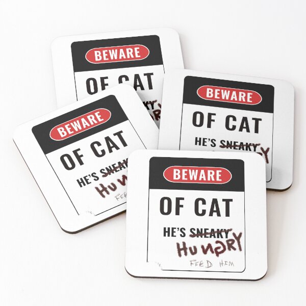 Item preview, Beware of Cat - He’s Sneaky designed and sold by O1RSH.