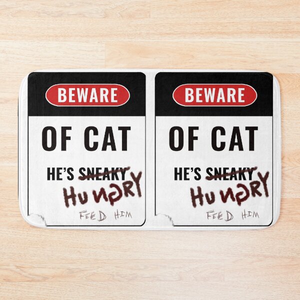 Item preview, Beware of Cat - He’s Sneaky designed and sold by O1RSH.