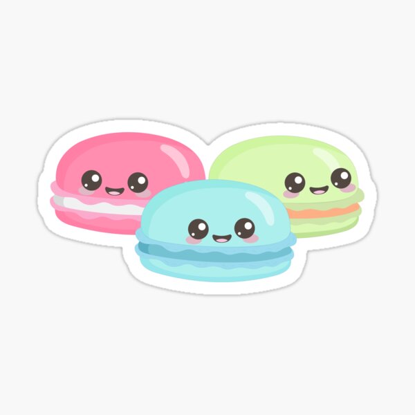 "Macaron / Cute Kawaii Macaron / Food Pun" Sticker for Sale by CoolSkin