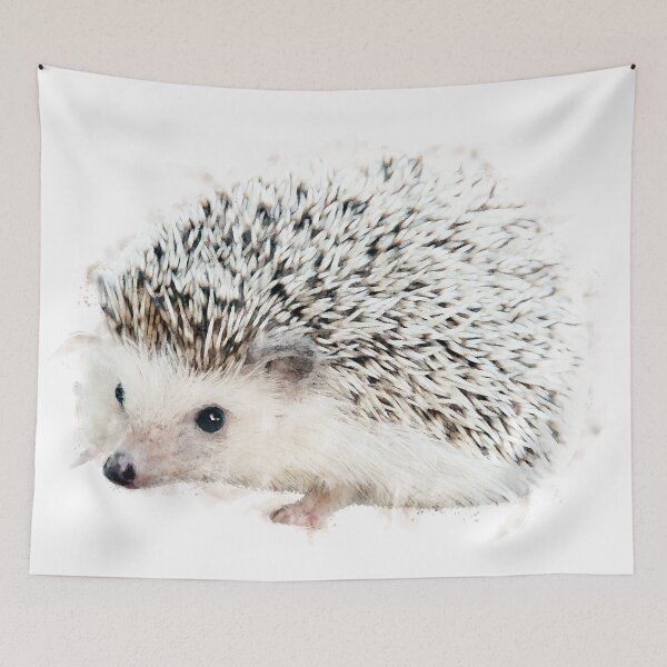 Item preview, Baby Hedgehog Watercolour Artwork designed and sold by Typeglyphs.