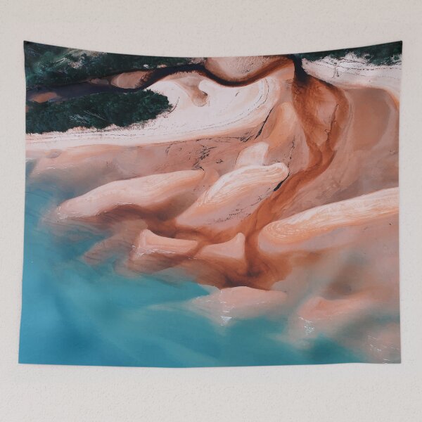 Item preview, Rich Earthy Abstract - Peach Beach designed and sold by jeyel7.
