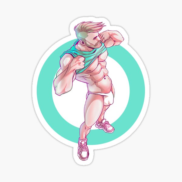 Gay Dilf Glossy Sticker