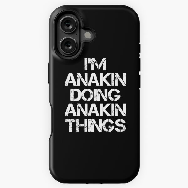 Vista previa del artículo con la obra «Camiseta con nombre de Anakin - Soy Anakin haciendo camiseta de artículo de regalo con nombre de cosas de Anakin», diseñado y vendido por chezeva.
