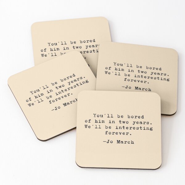 Item preview, We'll be interesting forever - Jo March // Little Women designed and sold by kayleemagda.