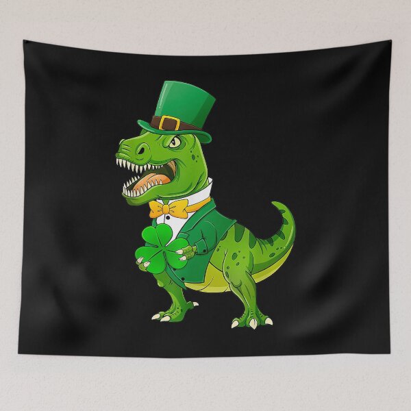 Item preview, Kids Leprechaun Irish T-Rex Dinosaur St Patrick Day Boys Kid designed and sold by Peggy4822.
