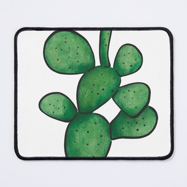 Item preview, Green Watercolour Opuntia Cactus  designed and sold by marta-maria.