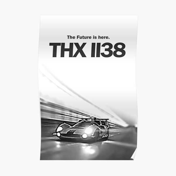 THX-1138 Movie Art Poster