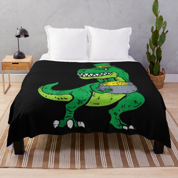 Item preview, Kids Leprechaun Irish T-Rex Dinosaur St Patrick Day Boys Kid designed and sold by Peggy4822.
