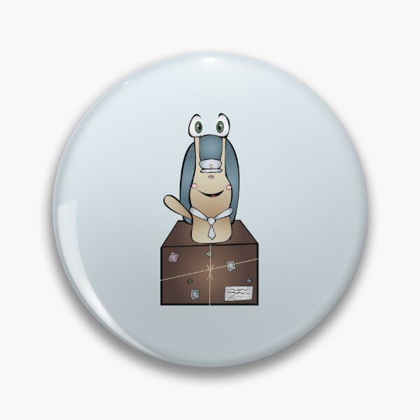 Item preview, Snail Mailman Sitting on Box designed and sold by Aurorasswamp.