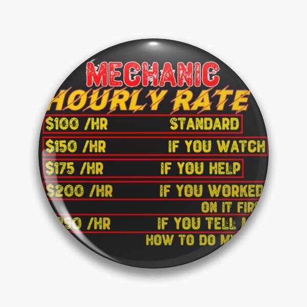 Item preview, Mechanic Hourly Rate designed and sold by sheila3ypaula.