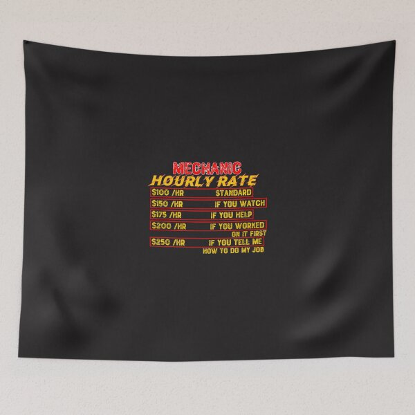 Item preview, Mechanic Hourly Rate designed and sold by sheila3ypaula.