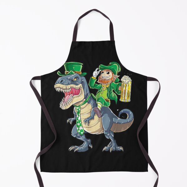 Item preview, Leprechaun Riding Dinasour T Rex St Patrick Day designed and sold by Peggy4822.