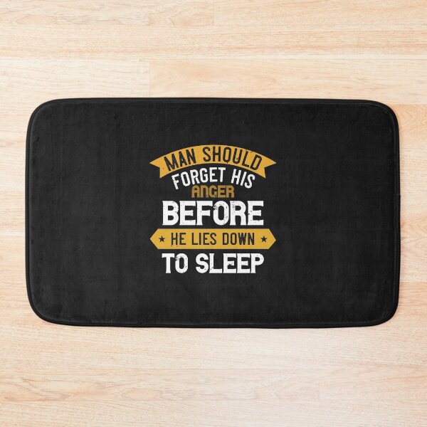 Item preview, Man should forget his anger before he lies down to sleep designed and sold by romanl3.