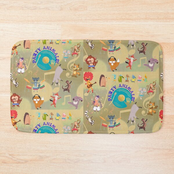 Item preview, Fun & Funny Birthday Partying Animals / Funky Party Animals for Animal Lovers & Kids designed and sold by haRexia.