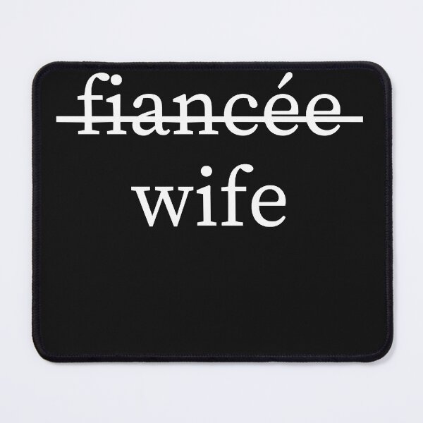 Item preview, Girlfriend Fiancee Wife Fitted V-Neck T-Shirt.png designed and sold by Darlenetram.