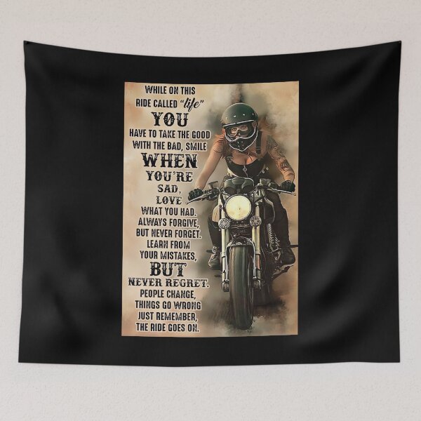 Item preview, Women Motorcycles While On This Ride Called " Life" You Have To Take The Good With The Bad designed and sold by douglasNVD.