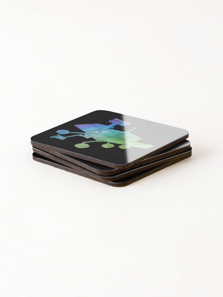 Thumbnail 4 of 5, Coasters (Set of 4), Mars Rover designed and sold by loriani.