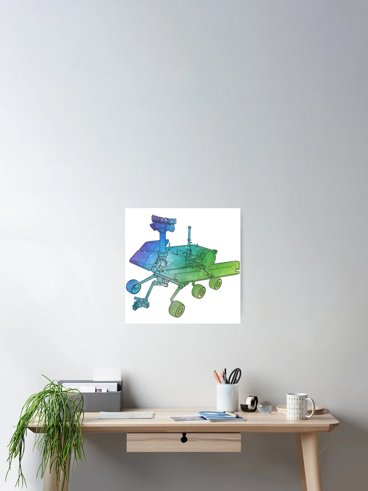 Thumbnail 2 of 3, Poster, Mars Rover designed and sold by loriani.