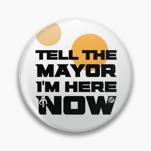 Item preview, Tell The Mayor I'm Here Now, Black designed and sold by CoffeeWires.