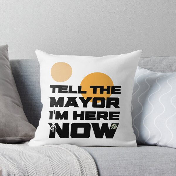 Item preview, Tell The Mayor I'm Here Now, Black designed and sold by CoffeeWires.