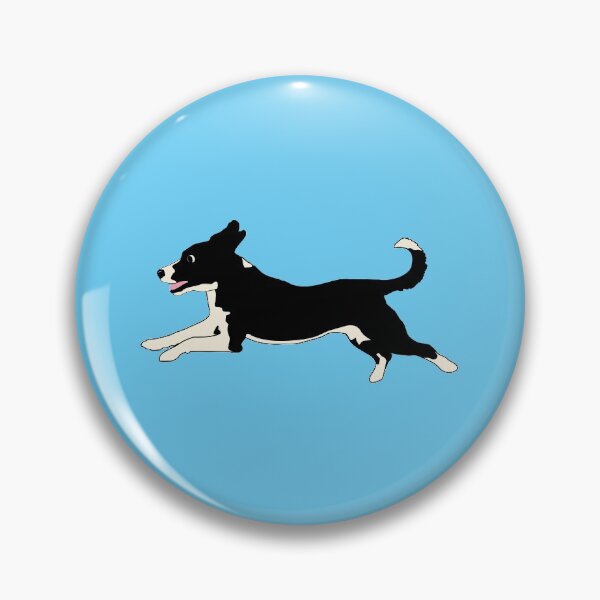 Item preview, Cute Cartoon Black and White Running Dog designed and sold by dogplay.