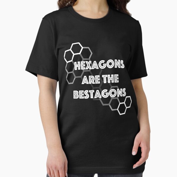Item preview, Hexagons are the Bestagons Classic T-Shirt.png designed and sold by Darlenetram.