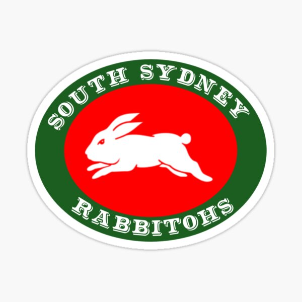 THE RABBITS Decal Sticker SOUTH SYDNEY PETROL OIL nrl RABBITOHS rugby league 
