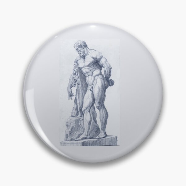 Item preview, Hercules Farnese poster | Hercules Farnese t-shirt | Hercules Farnese old poster  designed and sold by KARTICK DUTTA.