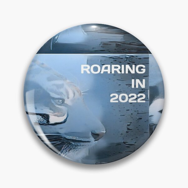 Item preview, Roaring tiger head in 2022 with light blue water background designed and sold by Bekindtome.